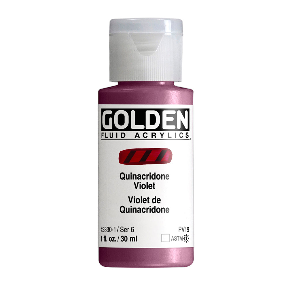 GOLDEN Fluid, 2330 Quinacridone Violet, 30 ml