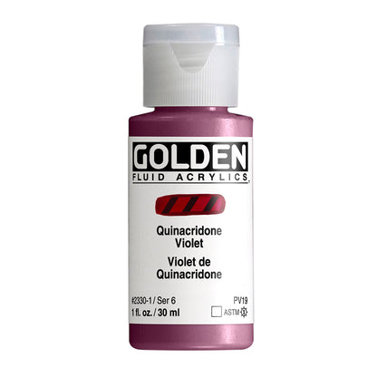 GOLDEN Fluid, 2330 Quinacridone Violet, 30 ml