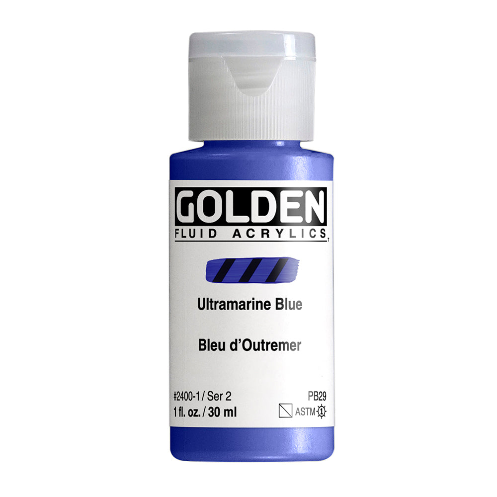 GOLDEN Fluid, 2400 Ultramarine Blue, 30 ml. - 118,l.