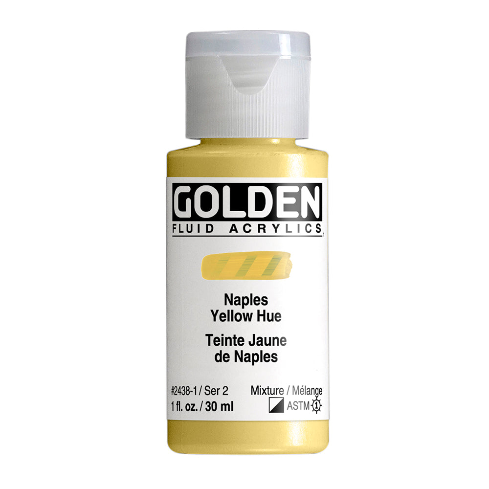 Golden Fluid 2438 Naples Yellow Hue 30ml.