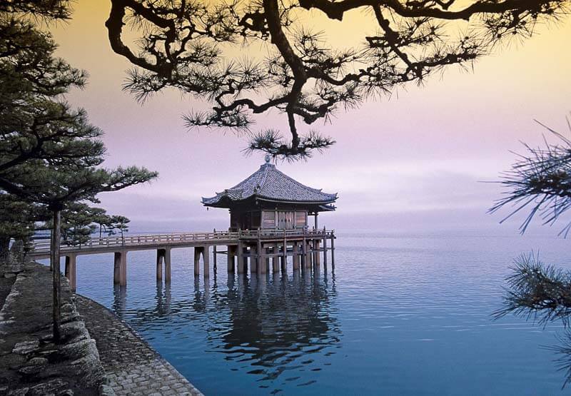 Fototapet Zen Ukimidou temple