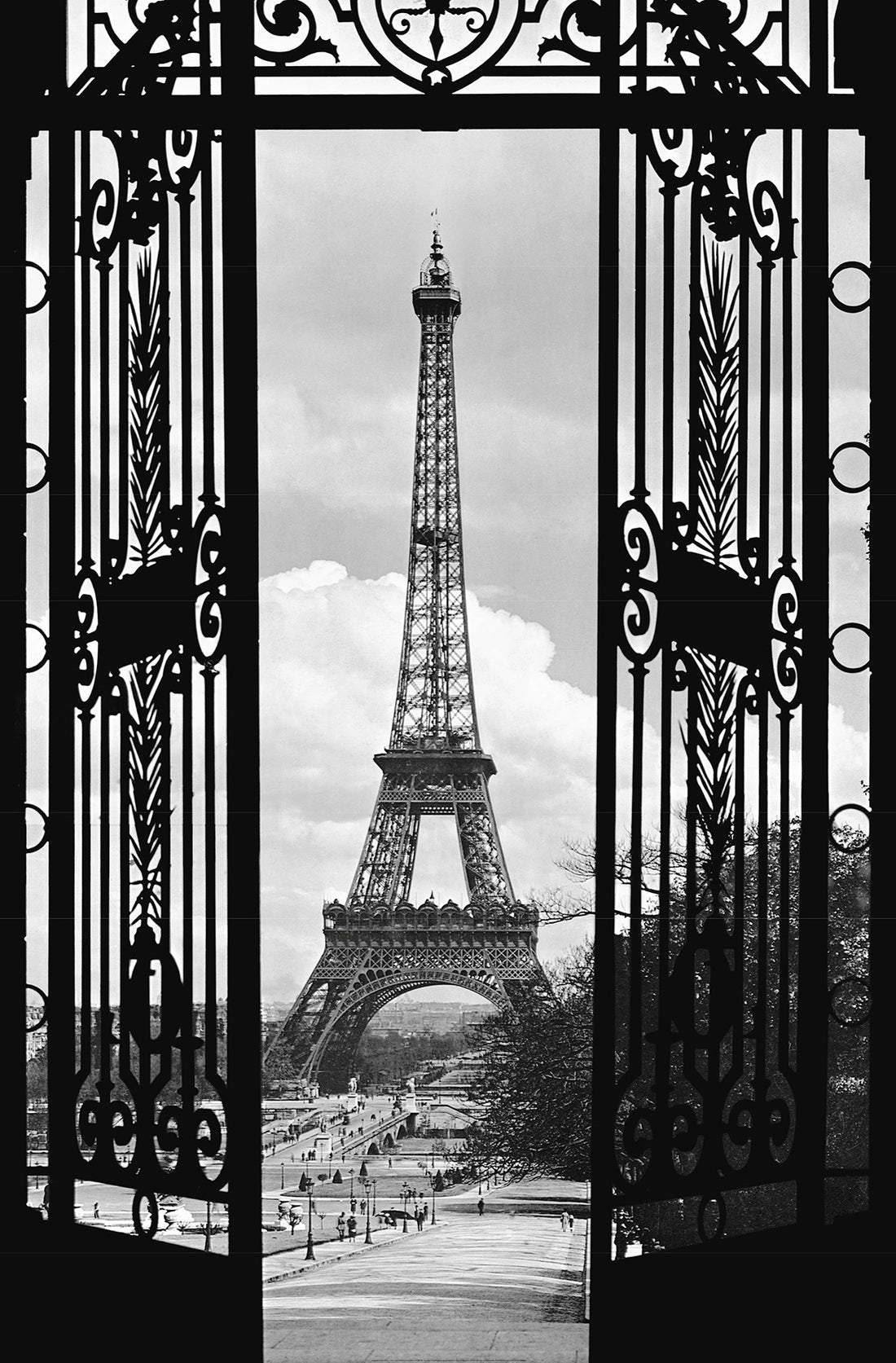 Fototapet La Tour Eiffeltower 115 x 175cm.