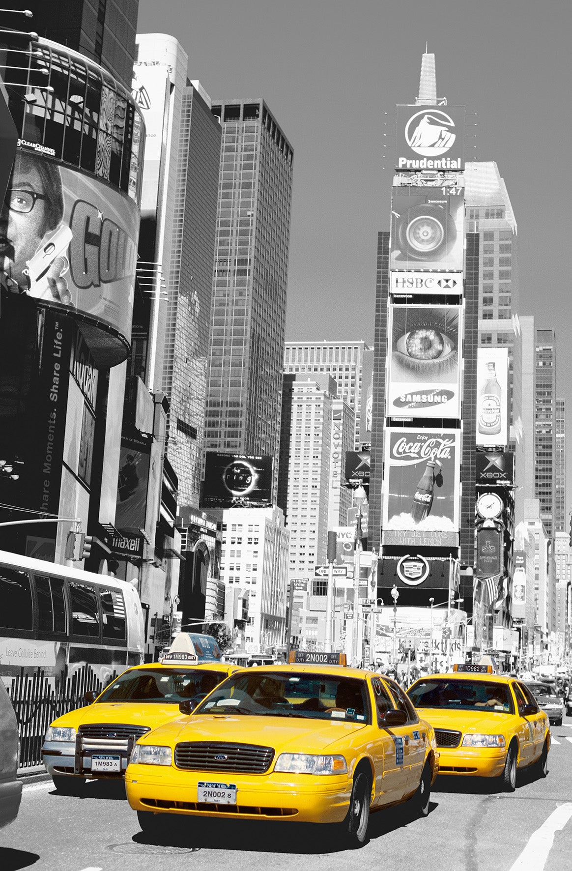 Fototapet Times Square 115 x 175cm.