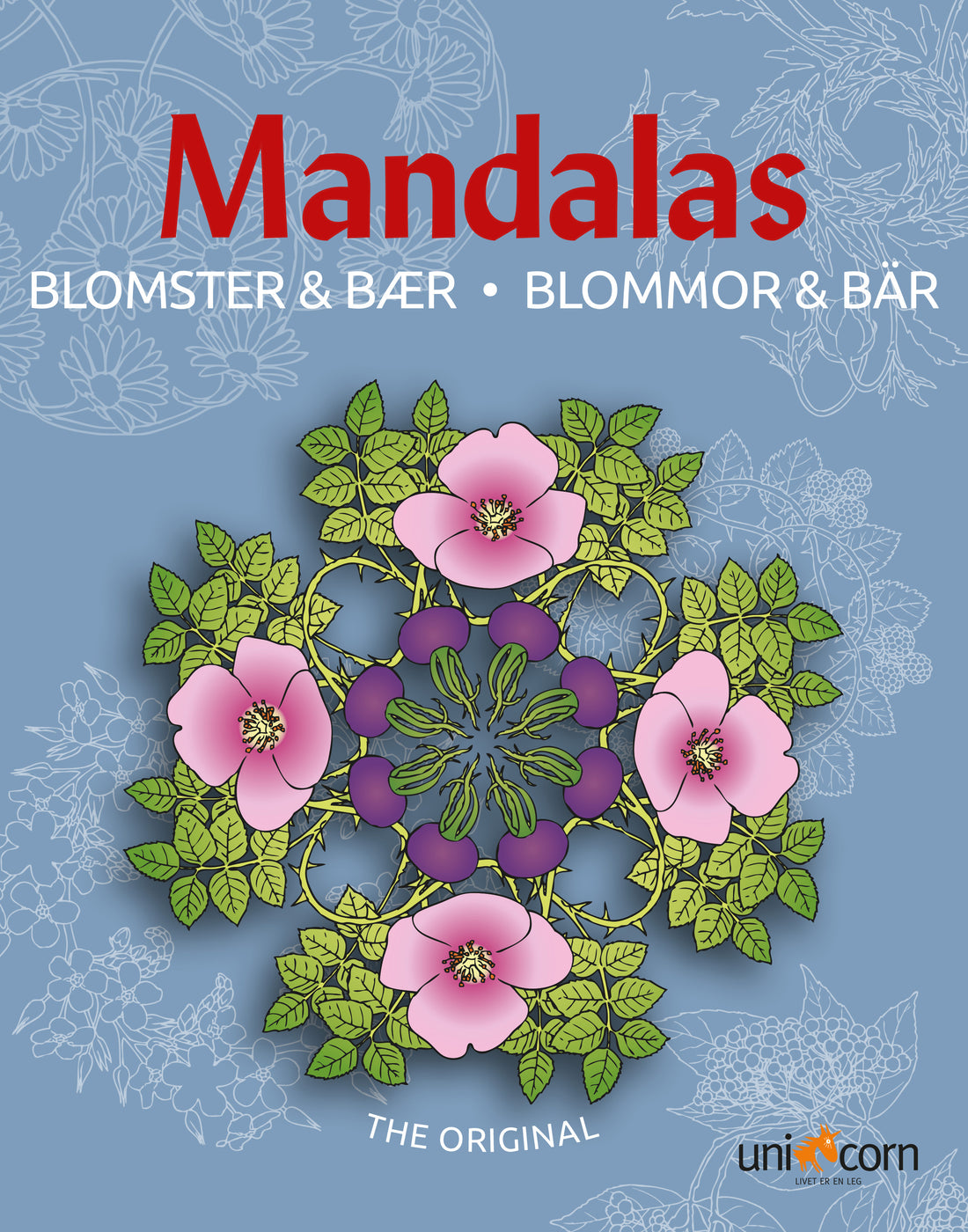 Mandalas Blomster &amp; Bær 8-99 år