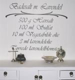 Wallstickers - Badesalt m. Lavendel