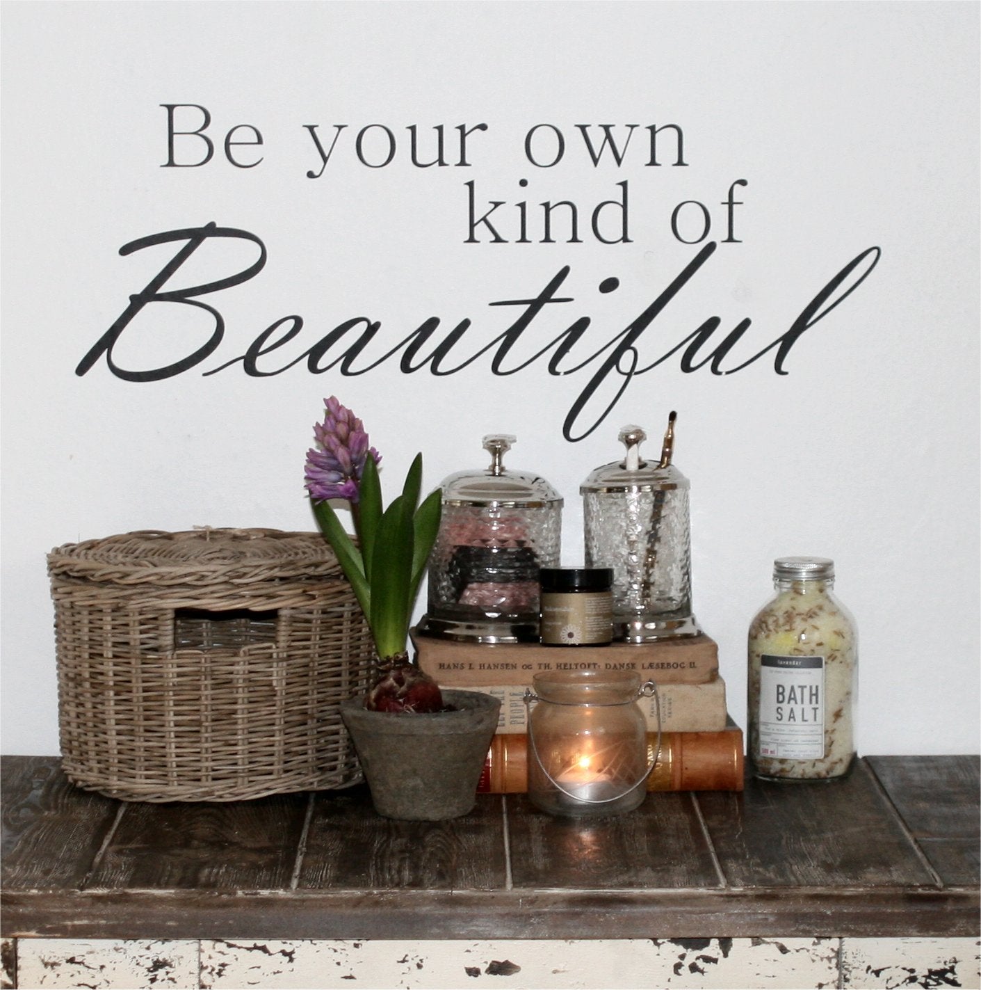 Wallstickers - Be Your Own Kind Of Beautiful – Tapetogkunst