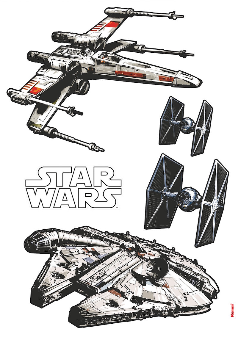 Wallstickers Stars Wars Spaceships 14723