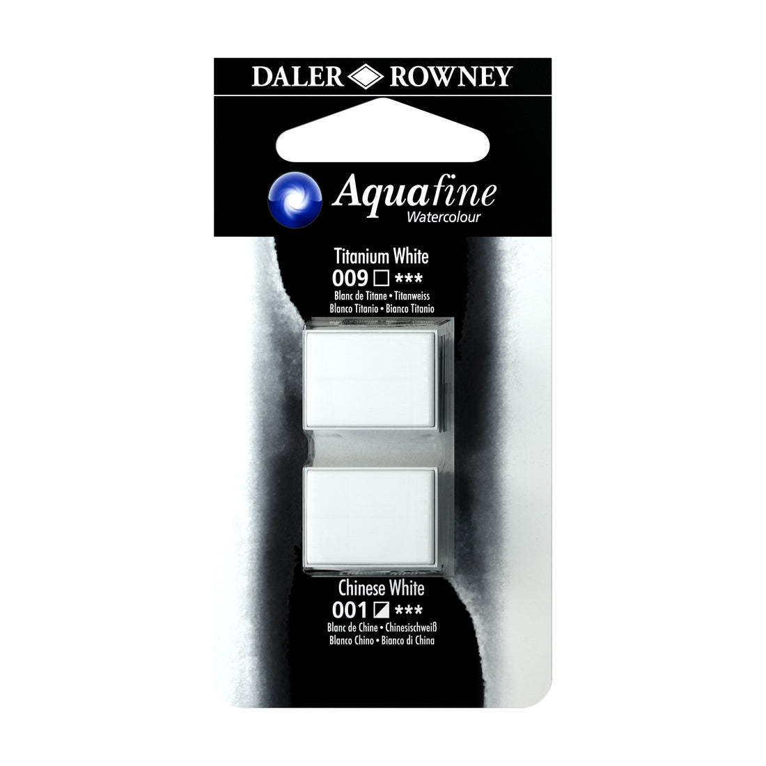 Aquafine Half Pans Titanium White - Chinese White
