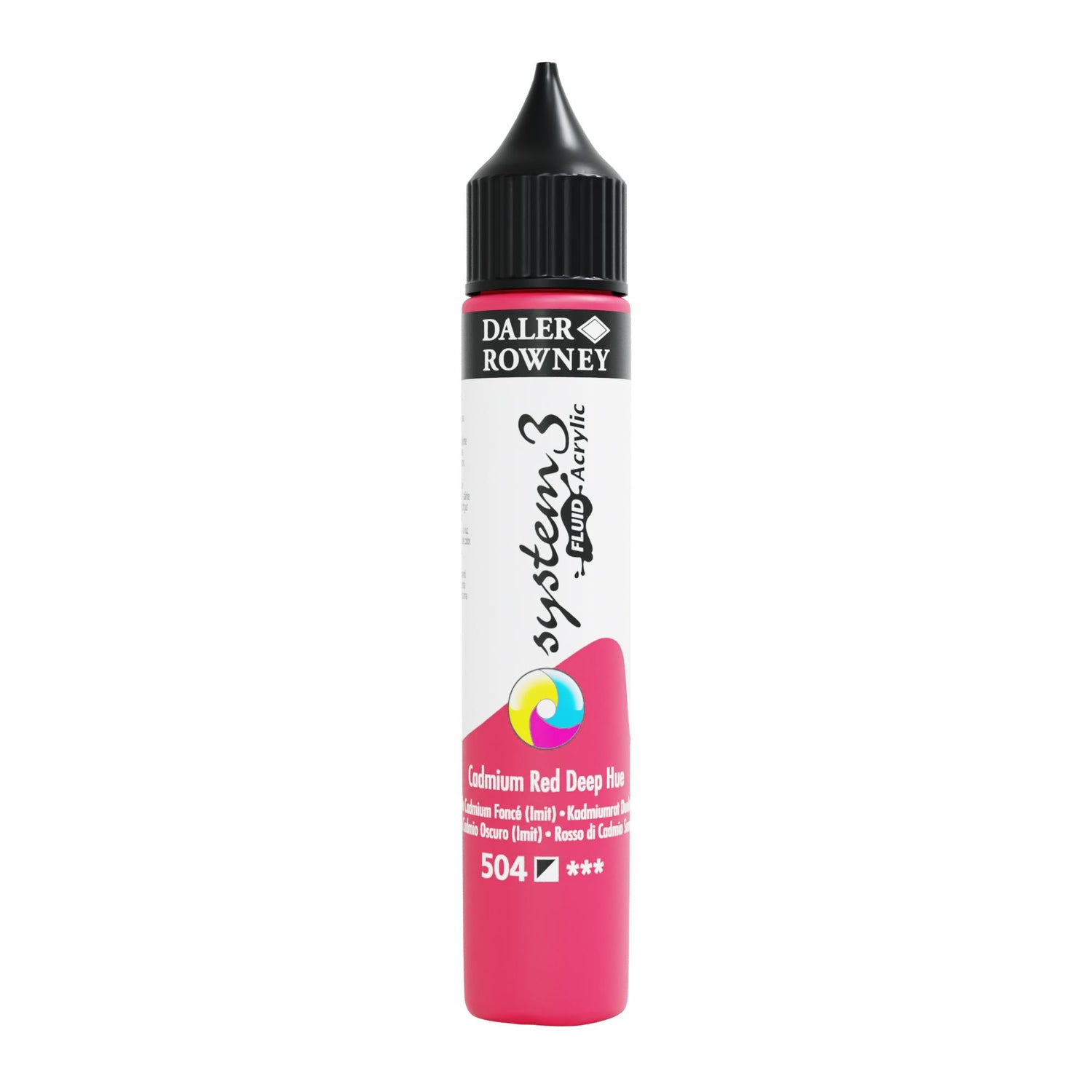 System 3 Fluid Cadmium Red Deep Hue