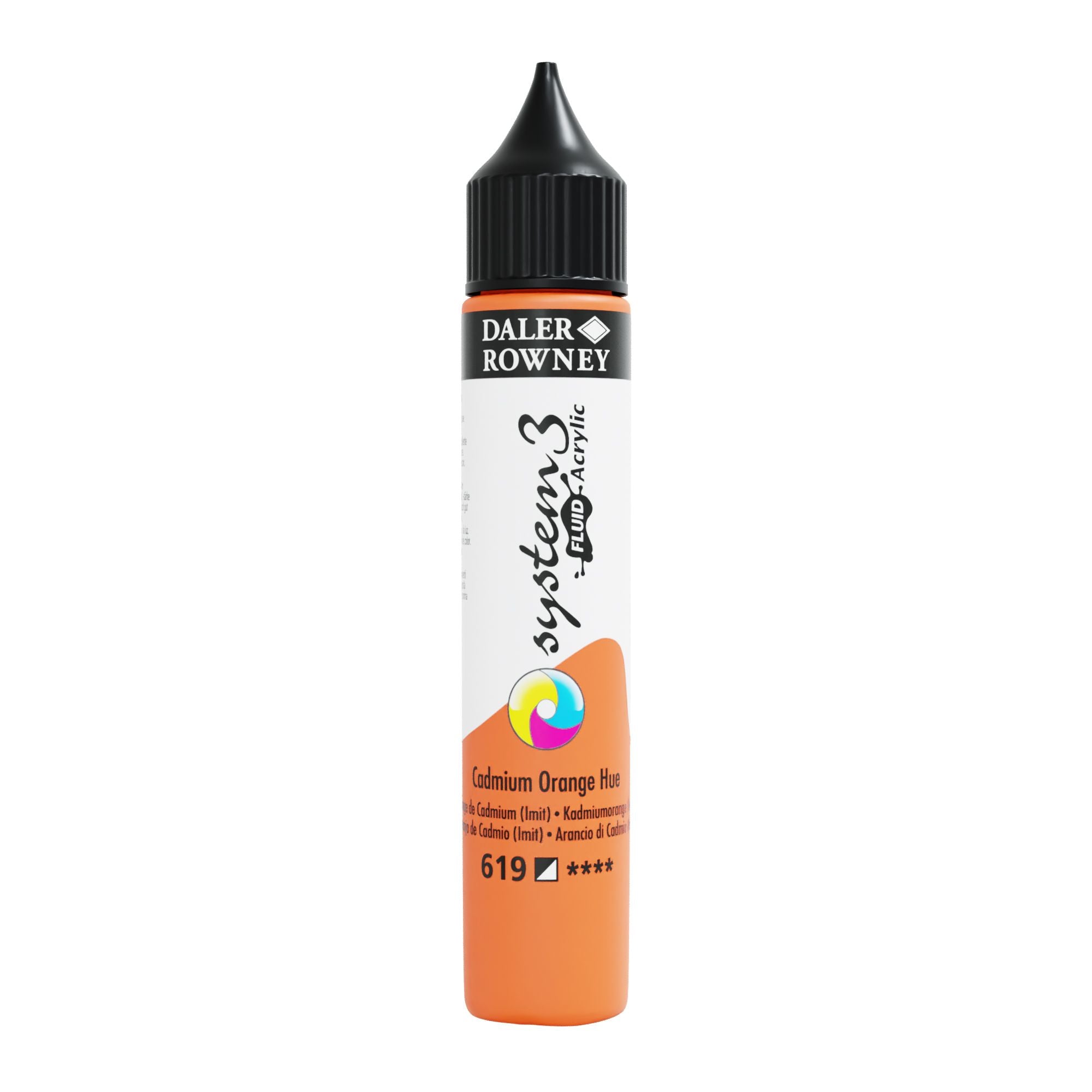 System 3 Fluid Cadmium Orange Hue