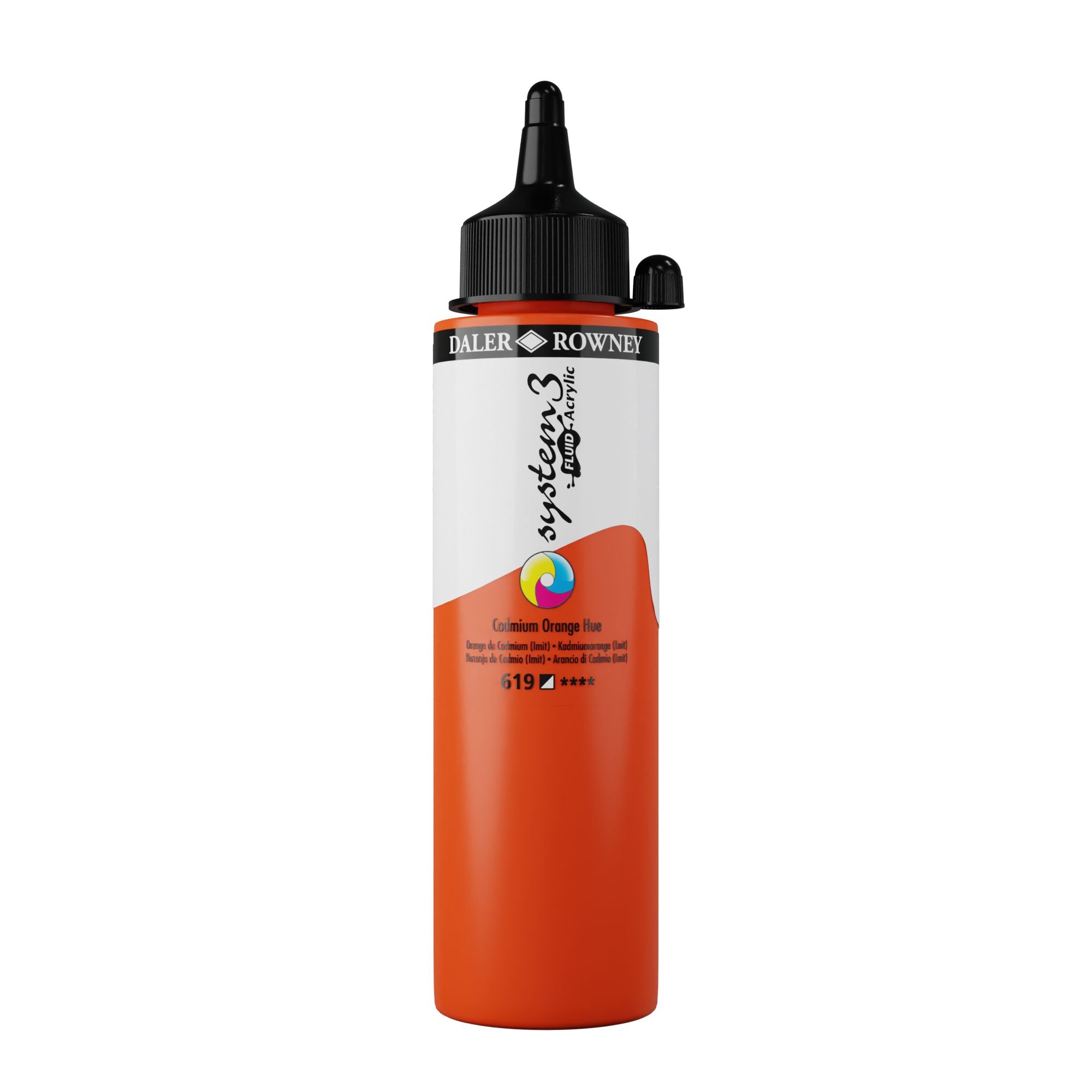 System 3 Fluid Cadmium Orange Hue