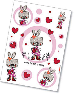 Wallsticker Mon Petit Coeur 14 dele