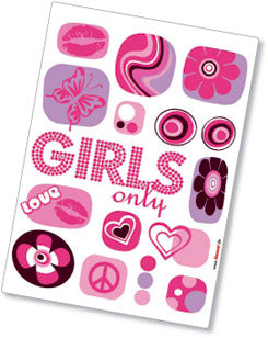 Wallsticker Girls 18 dele