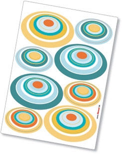Wallsticker Orbit - cirkler 40 dele