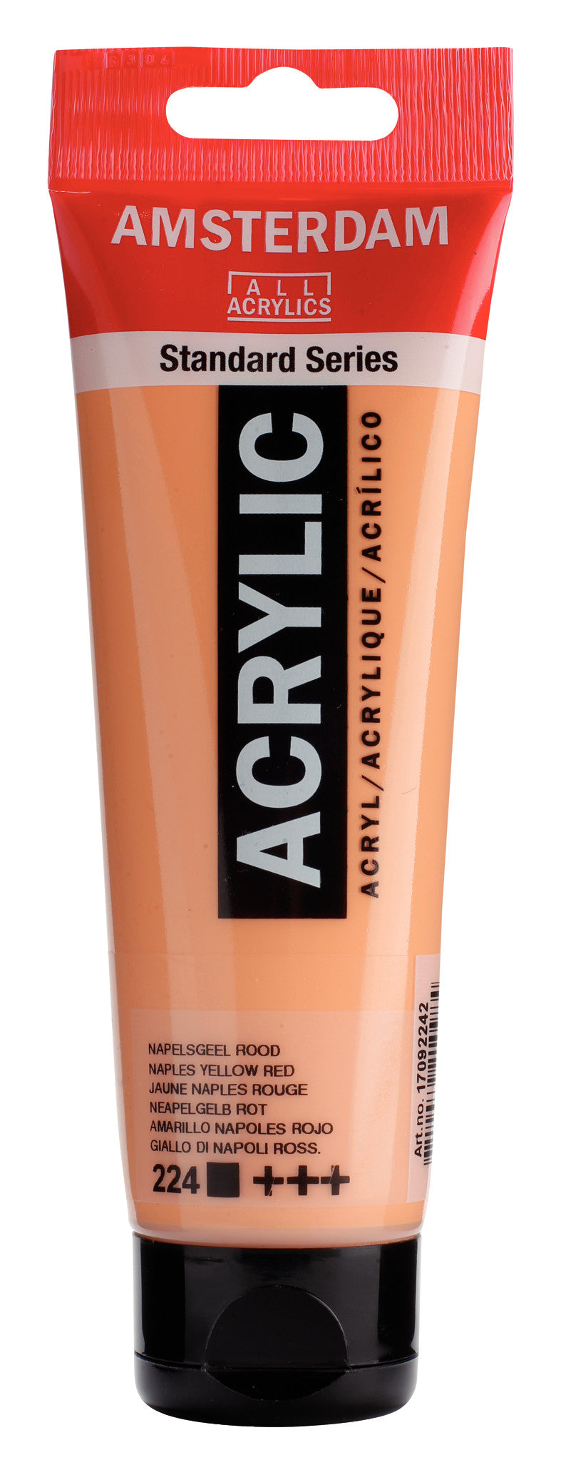 Amsterdam 224 Naples yellow red 120ml.