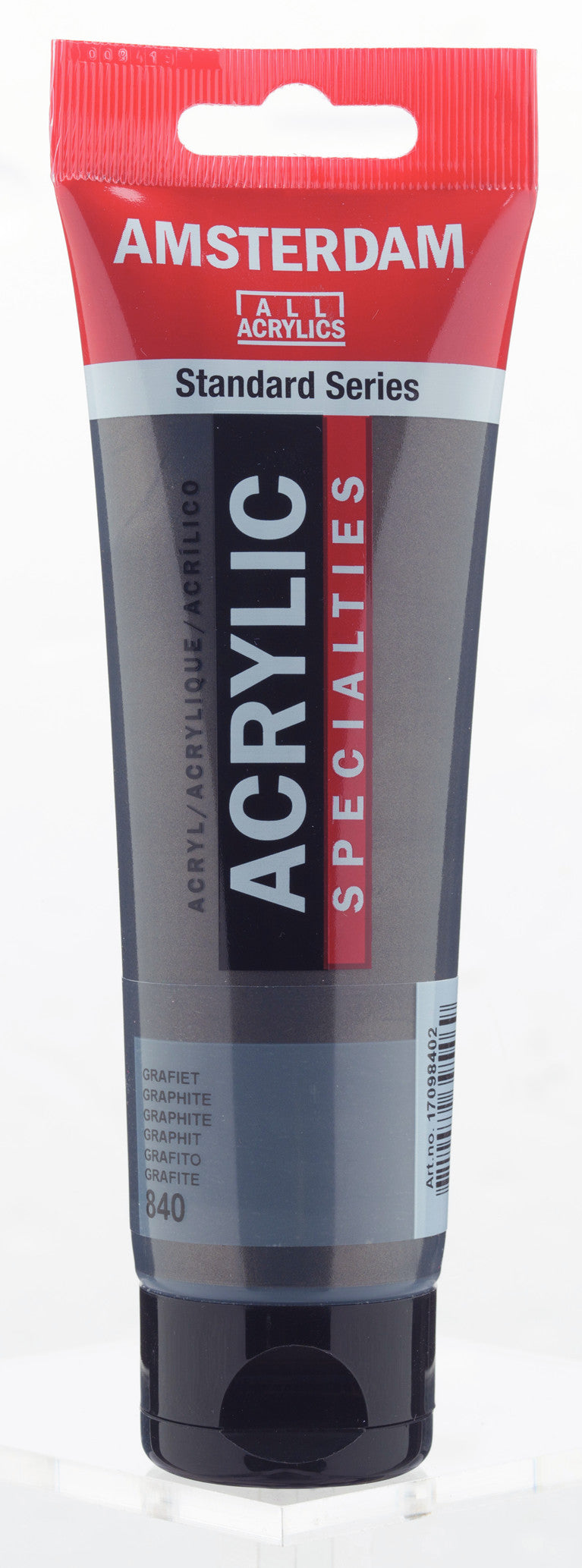 Amsterdam Akryl Metalfarve 840 Graphite 120ml.