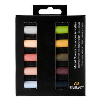 Rembrandt Soft Pastel Muted Colours half stick