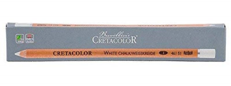 Cretacolor White Chalk/Weisskreide blyanter 1 æsk.