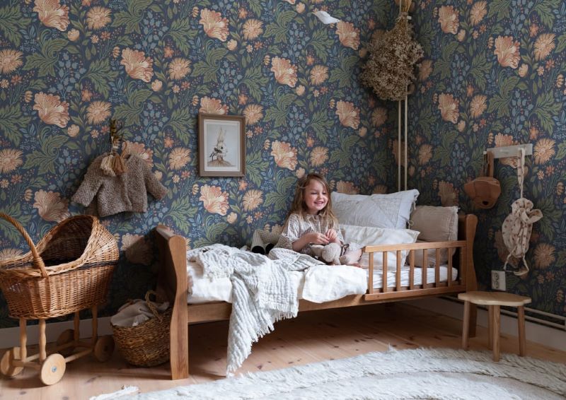 Sandberg Tapet Ava Classic Blue 400-86