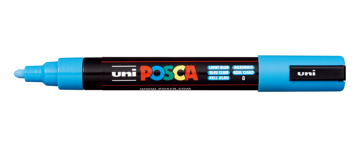 Uni Posca Pc-5M Tusch Light Blue