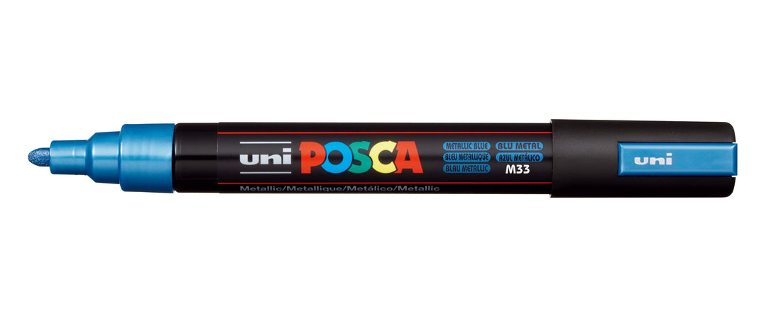 Uni Posca Pc-5M Tusch Metallic Blue