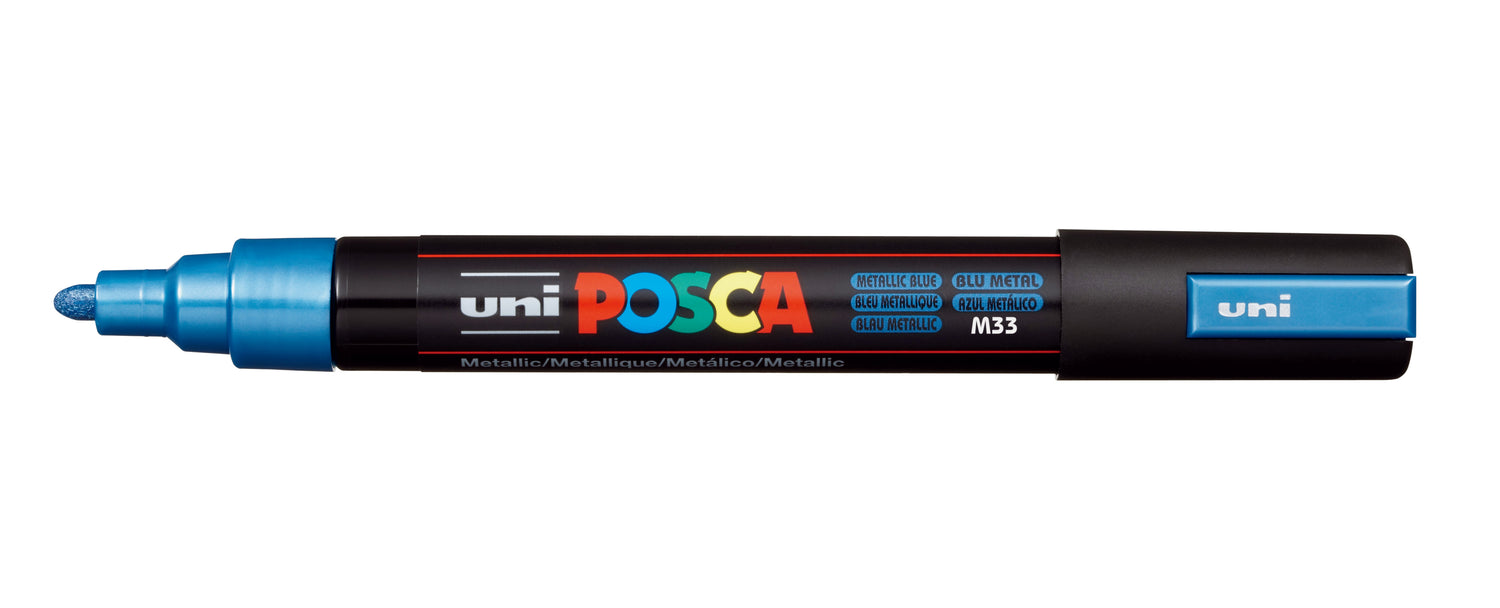 Uni Posca Pc-5M Tusch Metallic Blue