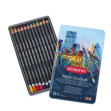 Derwent Procolour farveblyanter 12stk. - 72stk.