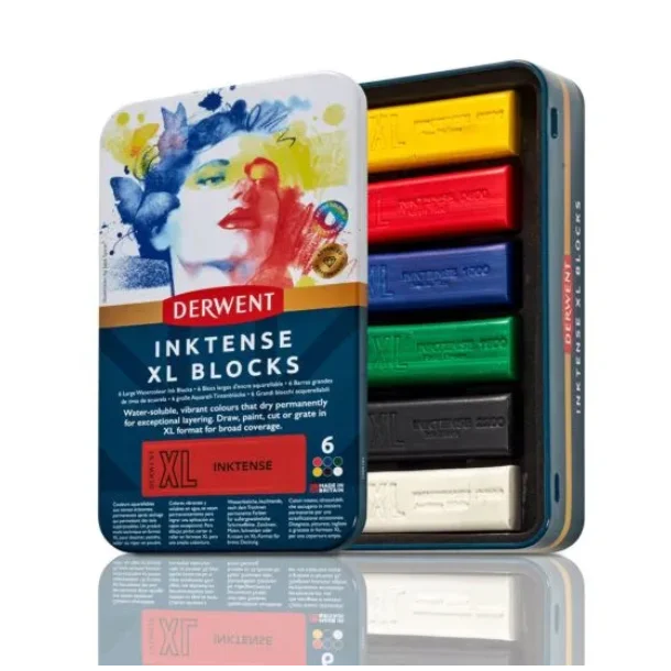 Derwent Inktense XL Blocks 6 stk.