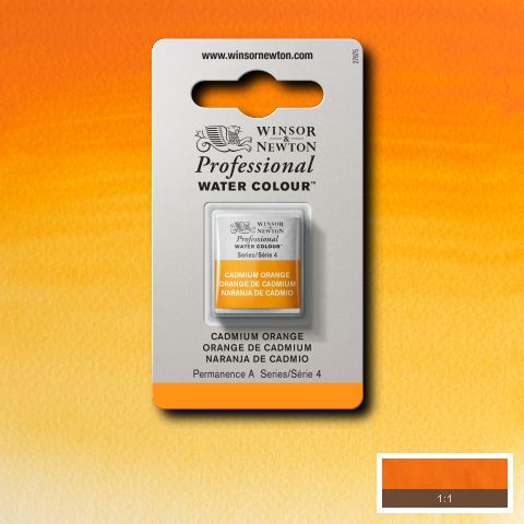 089 Cadmium Orange, Winsor&Newton akvarel