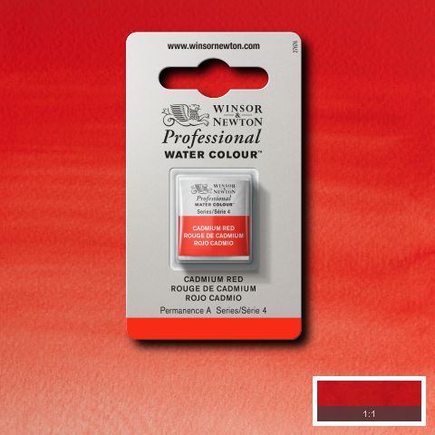 094 Cadmium Red, Winsor&Newton akvarel