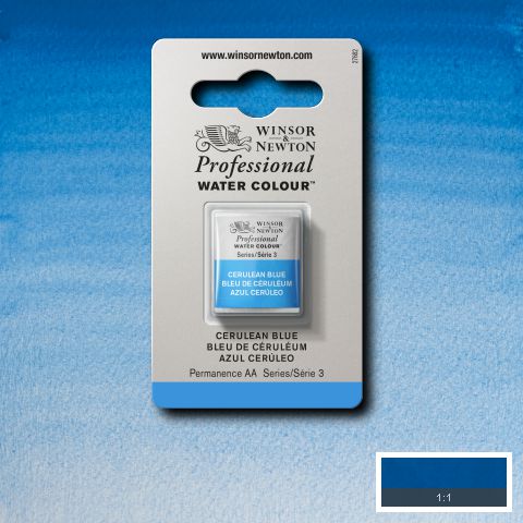 137 Cerulean Blue, Winsor&Newton akvarel