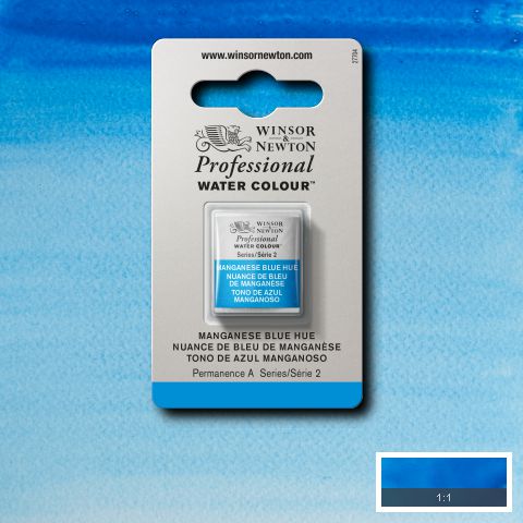 379 Manganese Blue Hue, Winsor&Newton akvarel