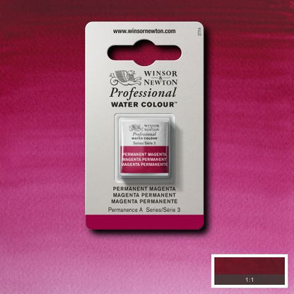 489 Permanent Magenta, Winsor&amp;Newton akvarel