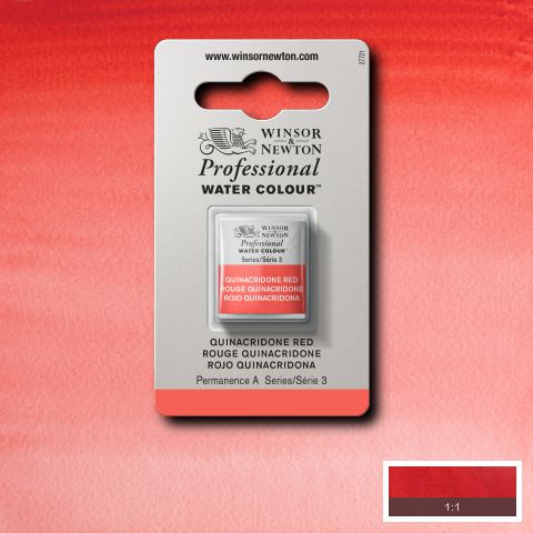 548 Quinacridone Red, Winsor&Newton akvarel