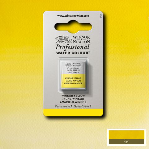 730 Winsor Yellow, Winsor&Newton akvarel