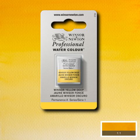 731 Winsor Yellow Deep, Winsor&Newton akvarel