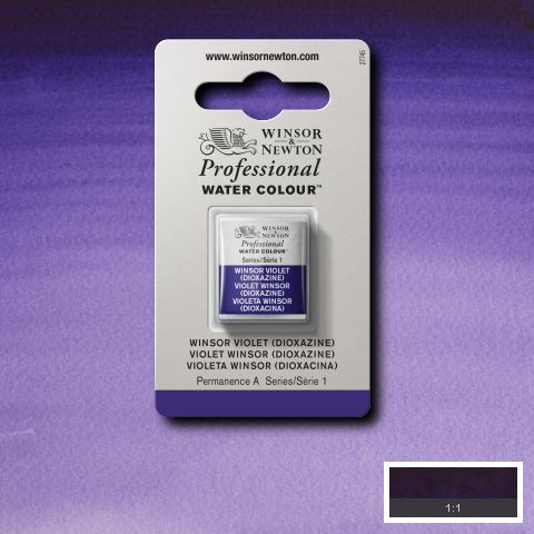 733 Winsor Violett (Dioxazine), Winsor&Newton akvarel