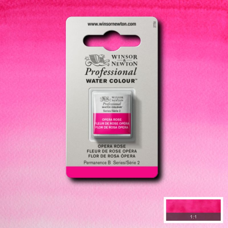 448 Opera Rose, Winsor&Newton akvarel