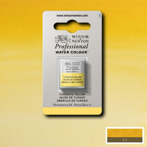 649 Turner Yellow, Winsor&Newton akvarel