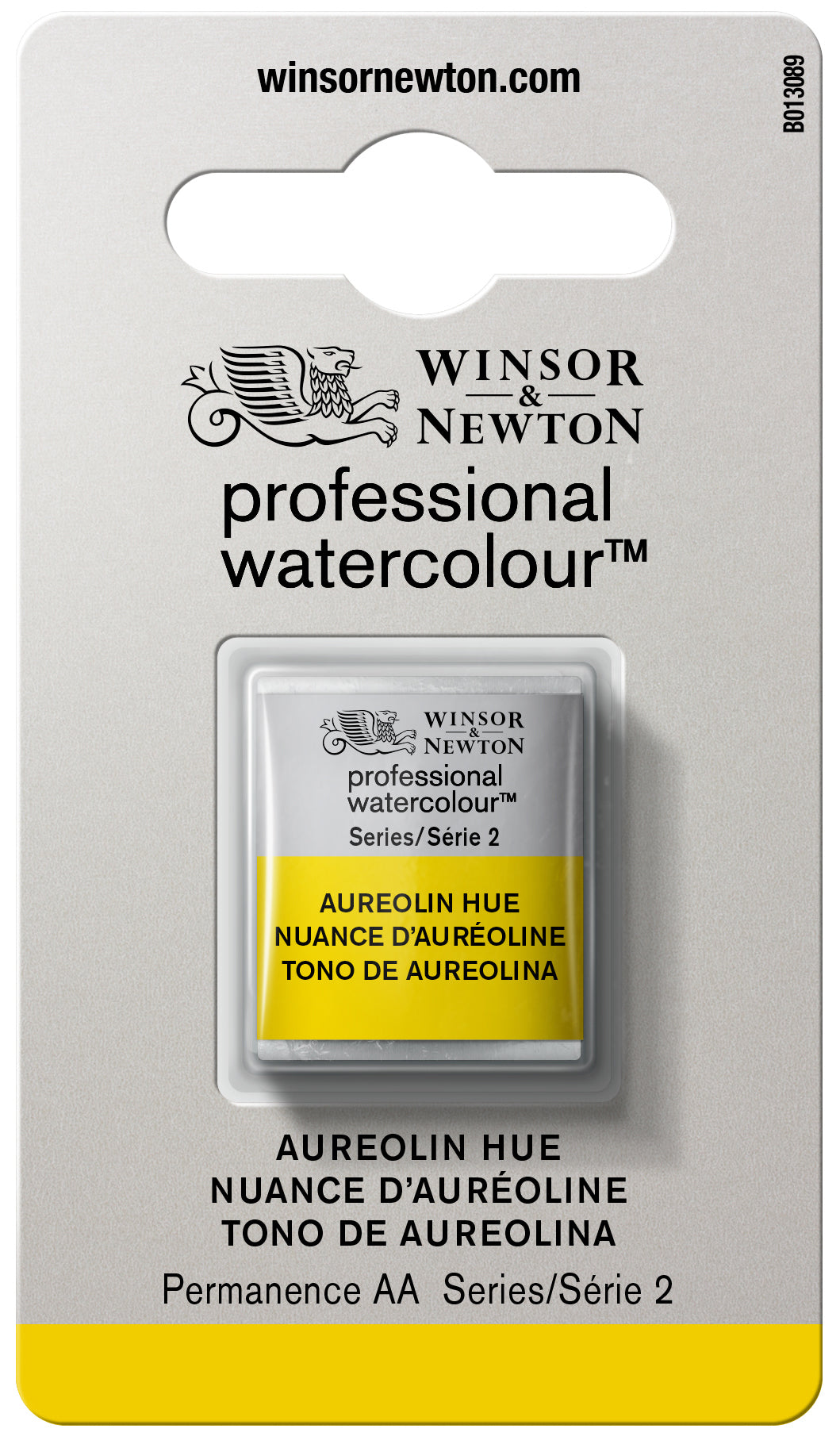 417 Aureolin Hue, Winsor&Newton akvarel