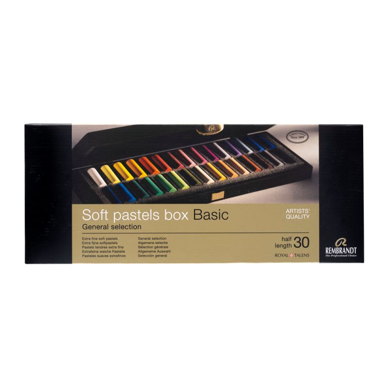 Rembrandt Soft Pastels Box General Selection 30 stk.
