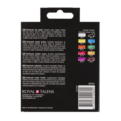 Rembrandt Soft Pastel General Sèlection half stick  10stk.,