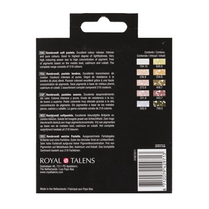 Rembrandt Soft Pastel Muted Colours half stick