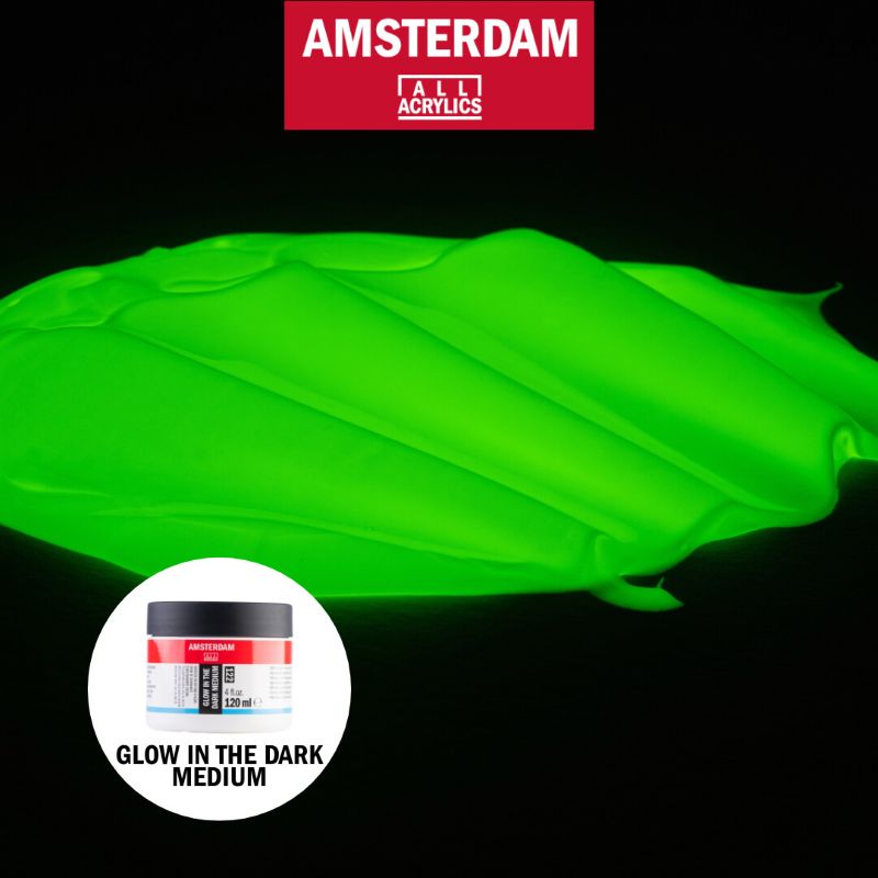 Amsterdam Glow In The Dark Medium 120ml.