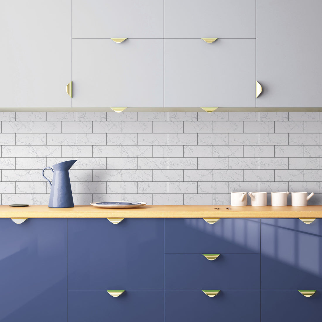 Selvklæbende folie Blue Navy blank ral 5013