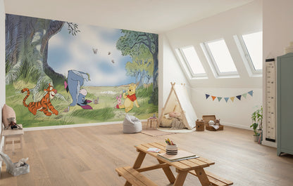 Disney Winnie The Pooh Friendly Day Fototapet 500cmx250cm.