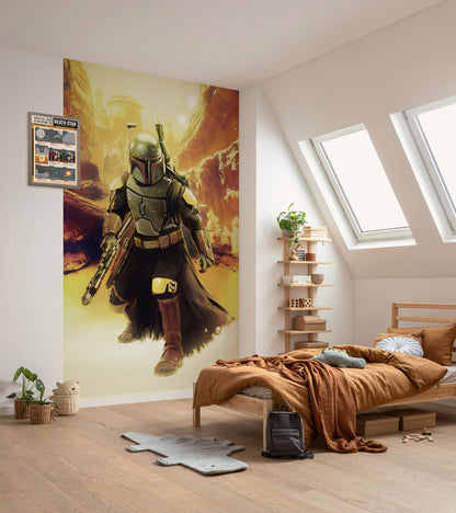 Star Wars Boba Fett Sneaking Up Fototapet 150cmx250cm.
