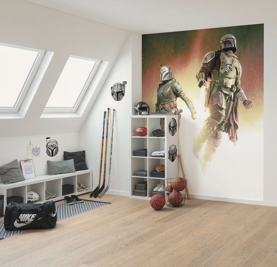 Star Wars The Mandalorian Flight Fototapet 200cmx250cm.