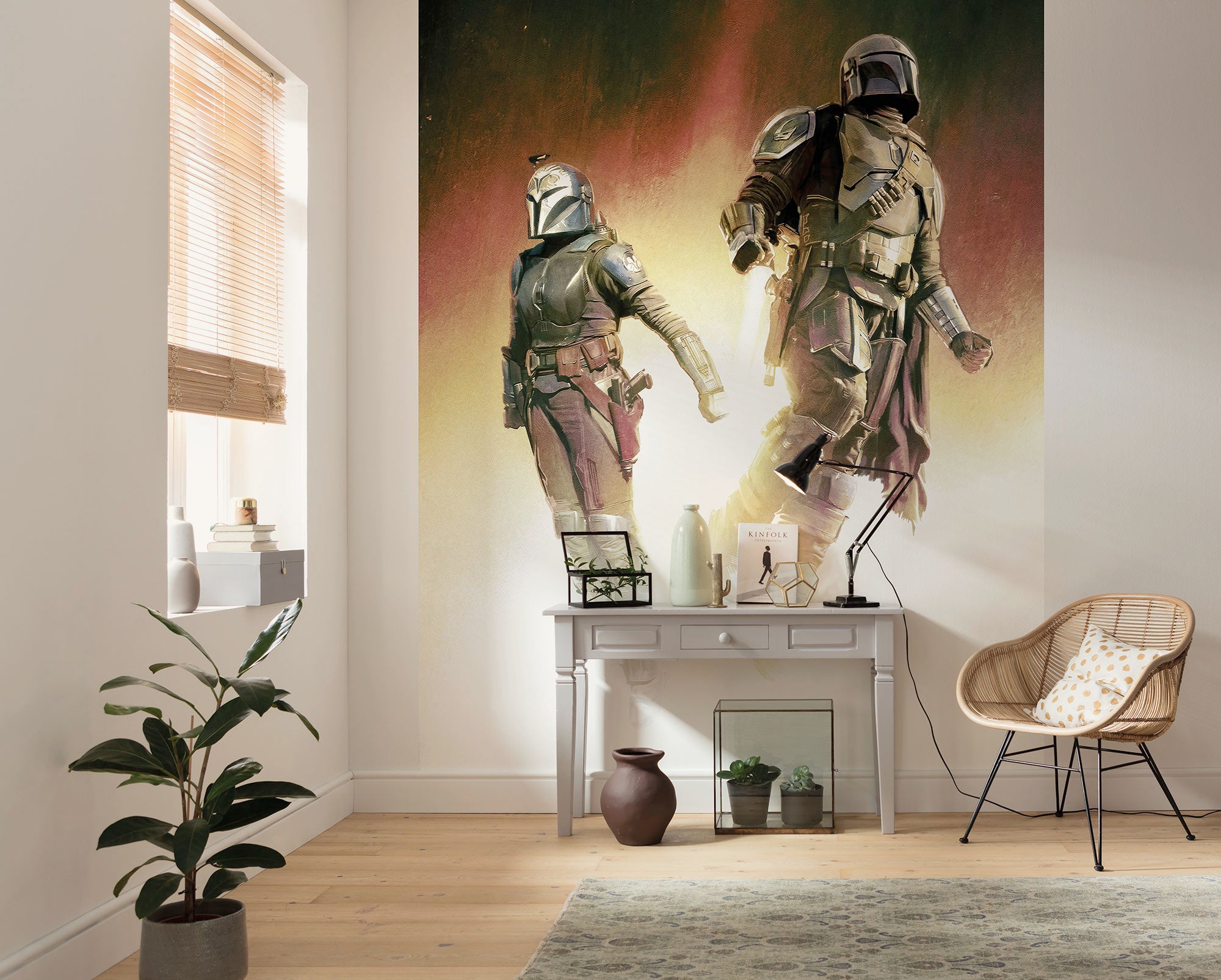 Star Wars The Mandalorian Flight Fototapet 200cmx250cm.