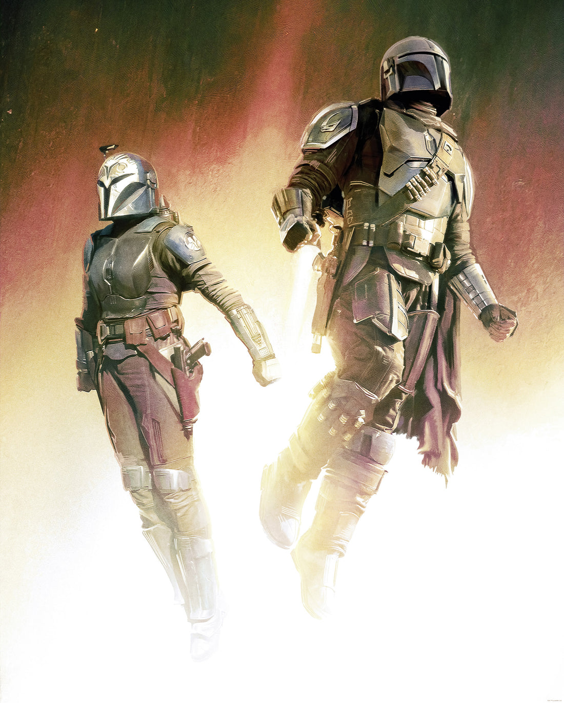 Star Wars The Mandalorian Flight Fototapet 200cmx250cm.